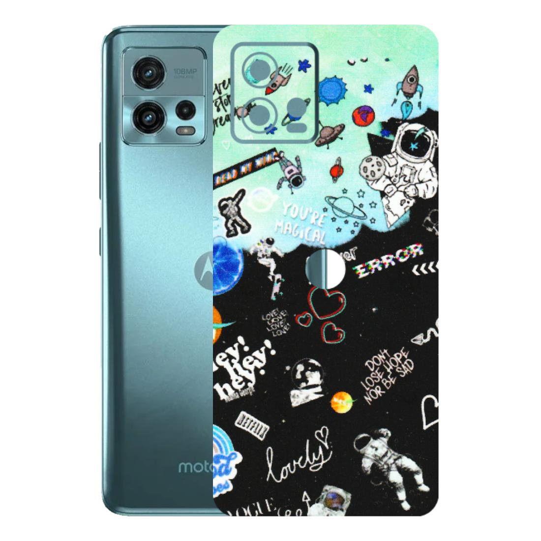 Motorola Phone Skins (All Models) - Living In A Space Dream - Matte Finish (M-46) Motorola Moto G72 (5G)