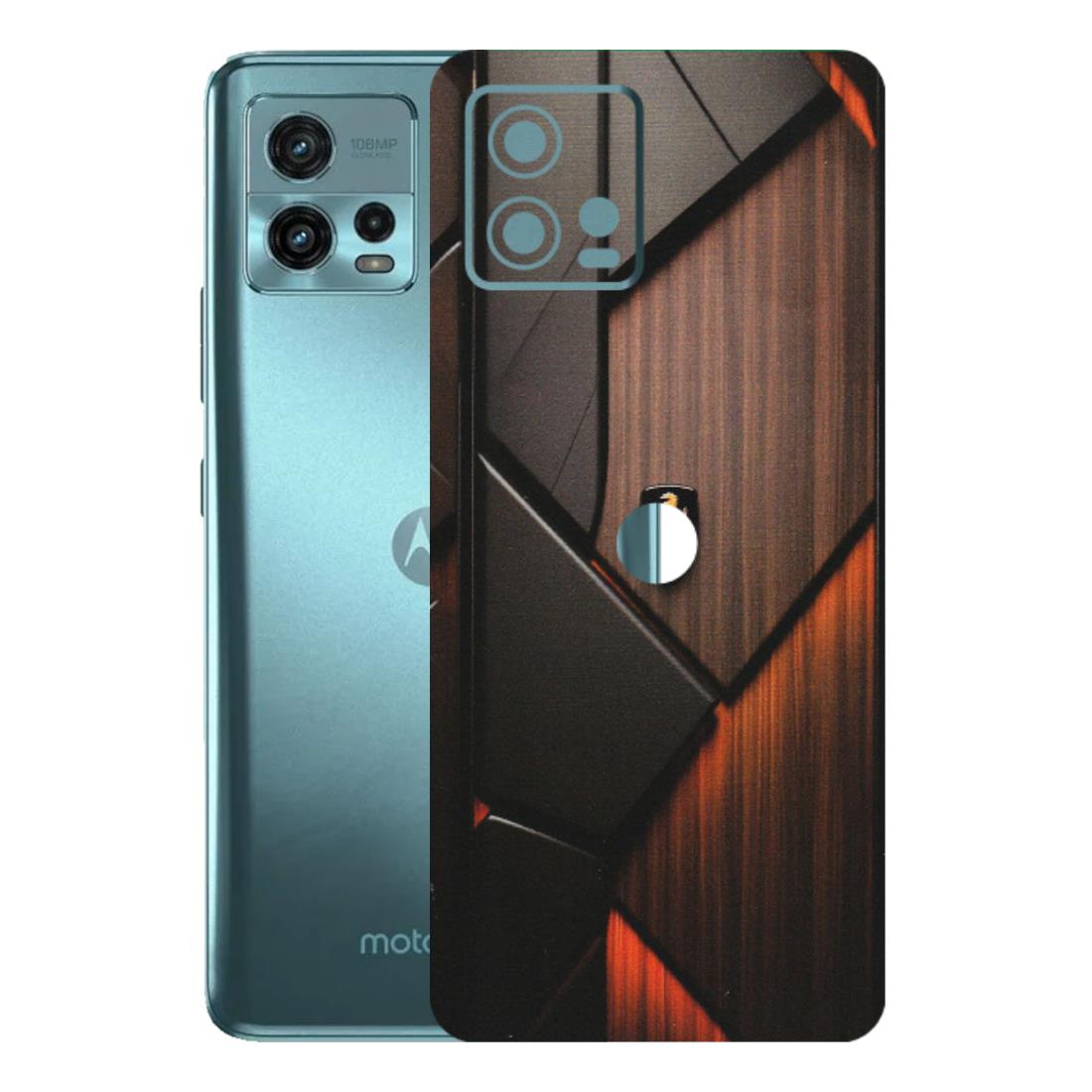 Motorola Phone Skins (All Models) - Lambo Beauty Wood Pattern Sober - Matte Finish (M-51) Motorola Moto G72 (5G)