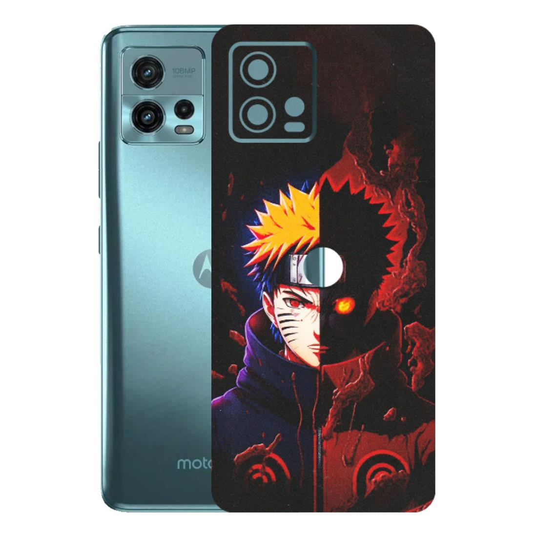 Motorola Phone Skins (All Models) - Naruto X Evil - Matte Finish (M-70) Motorola Moto G72 (5G)