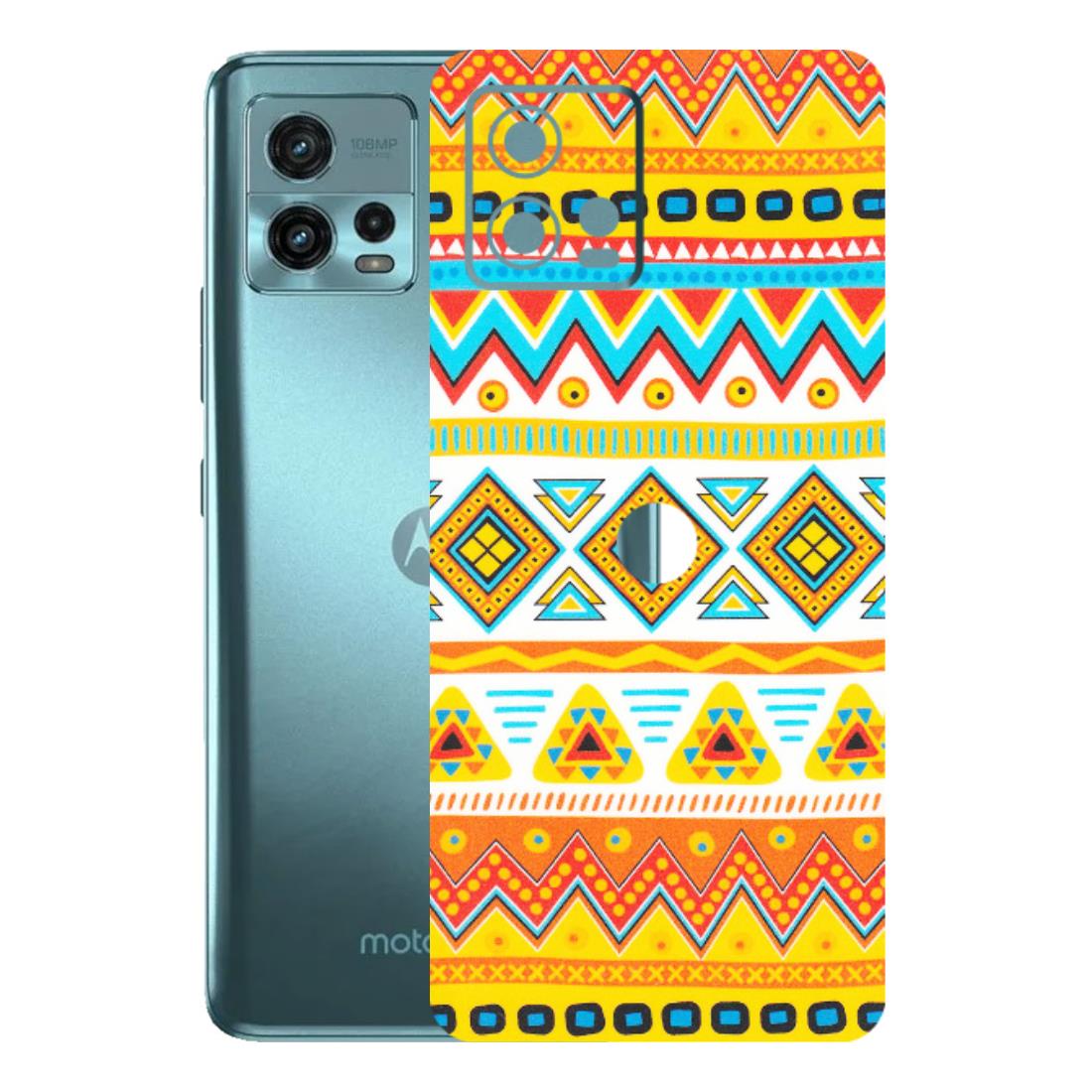 Motorola Phone Skins (All Models) - Mexican Abstract - Matte Finish (M-71) Motorola Moto G72 (5G)