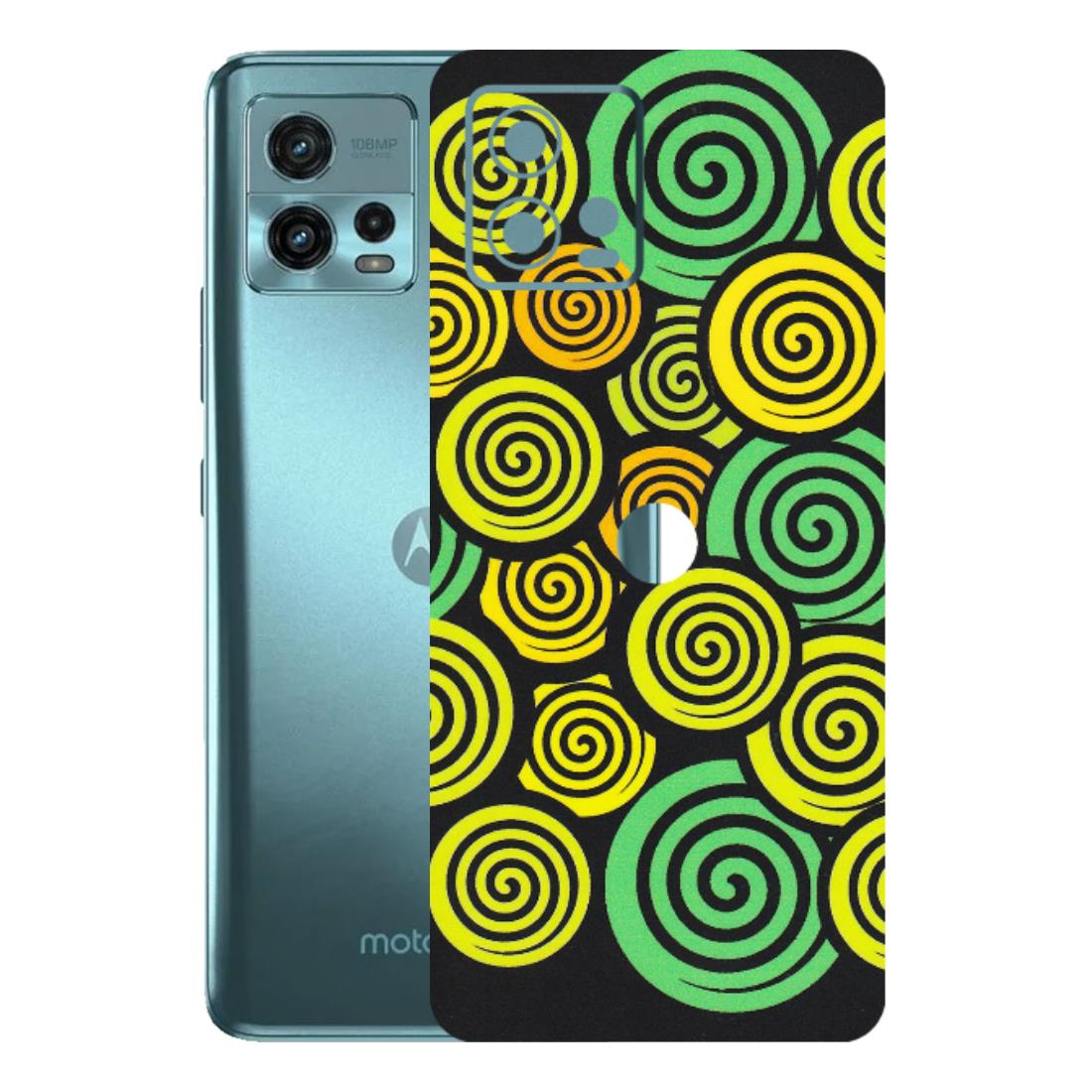 Motorola Phone Skins (All Models) - Crazy Spiral - Matte Finish (M-91) Motorola Moto G72 (5G)