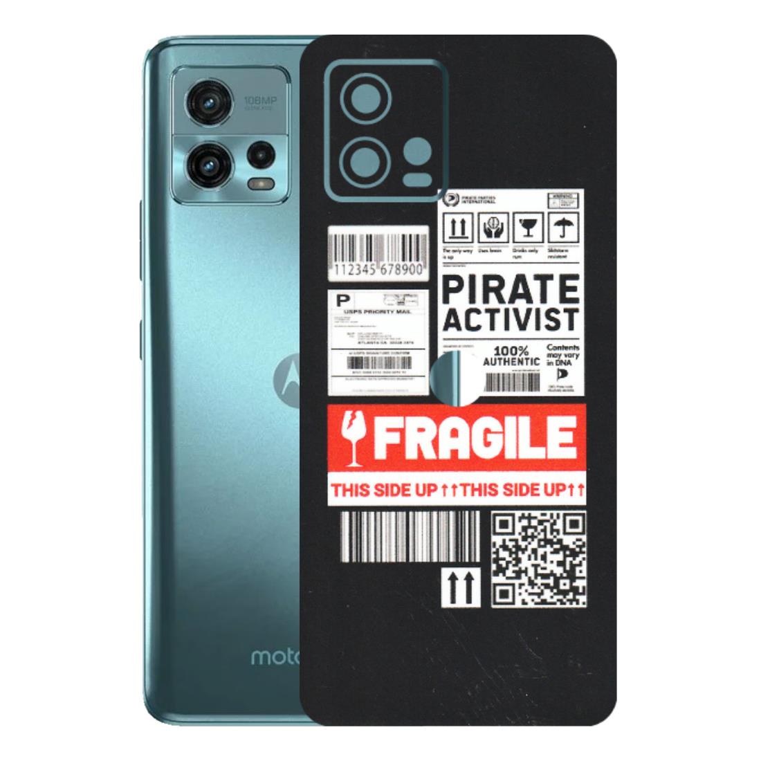 Motorola Phone Skins (All Models) - Handle With Care - Matte Finish (M-99) Motorola Moto G72 (5G)