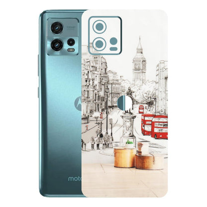 Motorola Phone Skins (All Models) - London Street - Transparent Finish (T-02) Motorola Moto G72 (5G)