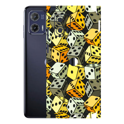Motorola Phone Skins (All Models) - Dices Of Life - 3D Embossed Finish (L-04) Motorola Moto G73 (5G)