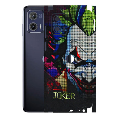 Motorola Phone Skins (All Models) - Joker Dot Matrix - 3D Embossed Finish (L-08) Motorola Moto G73 (5G)