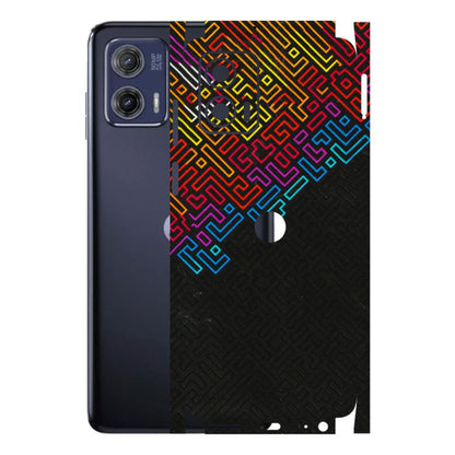 Motorola Phone Skins (All Models) - Dotme Pattern Art - 3D Embossed Finish (L-121) Motorola Moto G73 (5G)