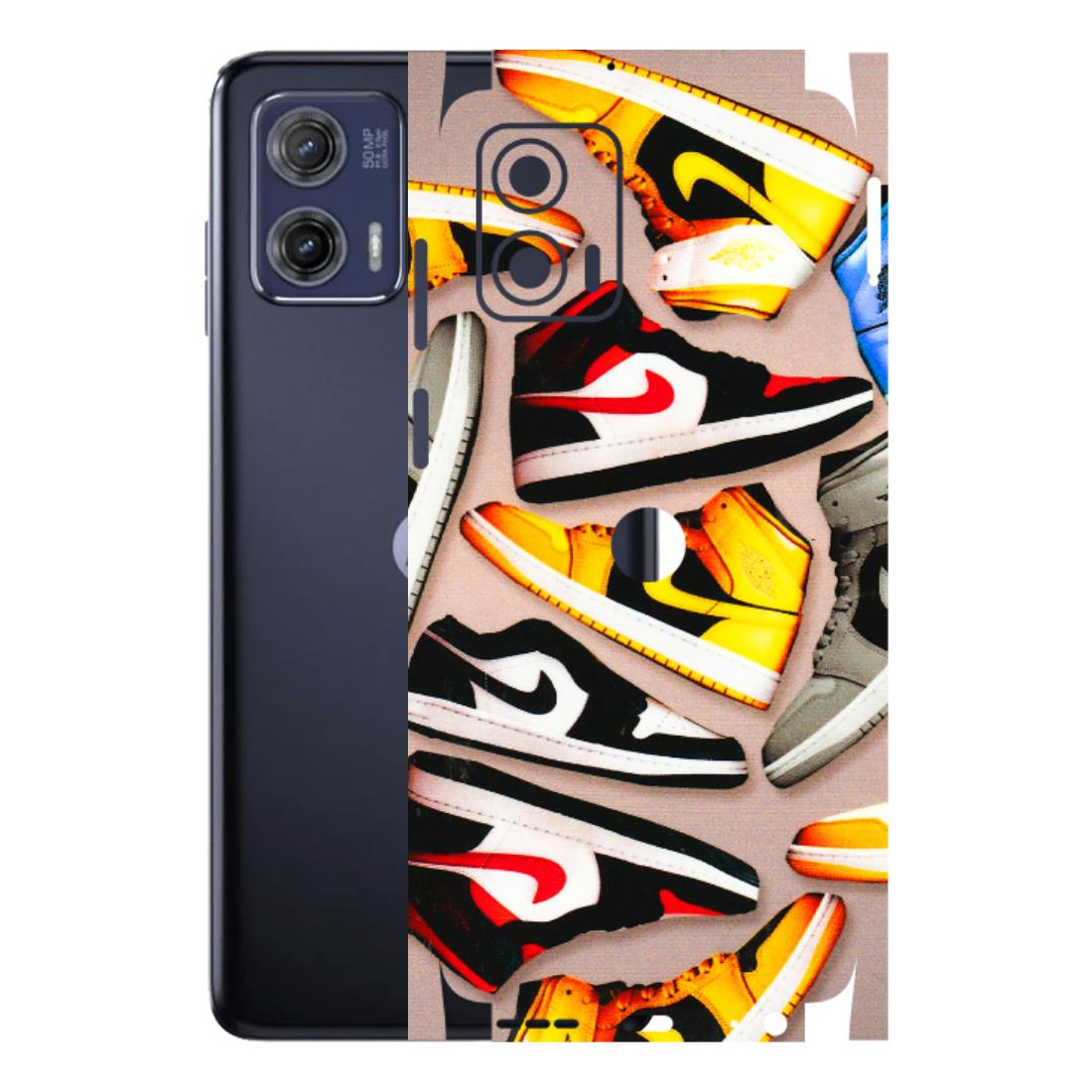 Motorola Phone Skins (All Models) - Sneaker Lover - 3D Embossed Finish (L-135) Motorola Moto G73 (5G)