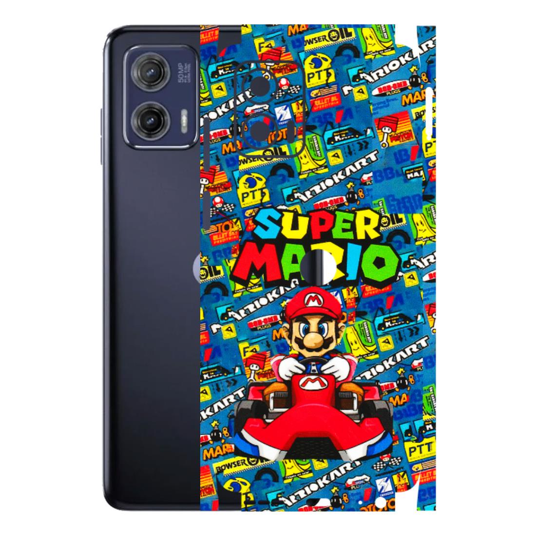 Motorola Phone Skins (All Models) - Super Mario Kart - 3D Embossed Finish (L-140) Motorola Moto G73 (5G)
