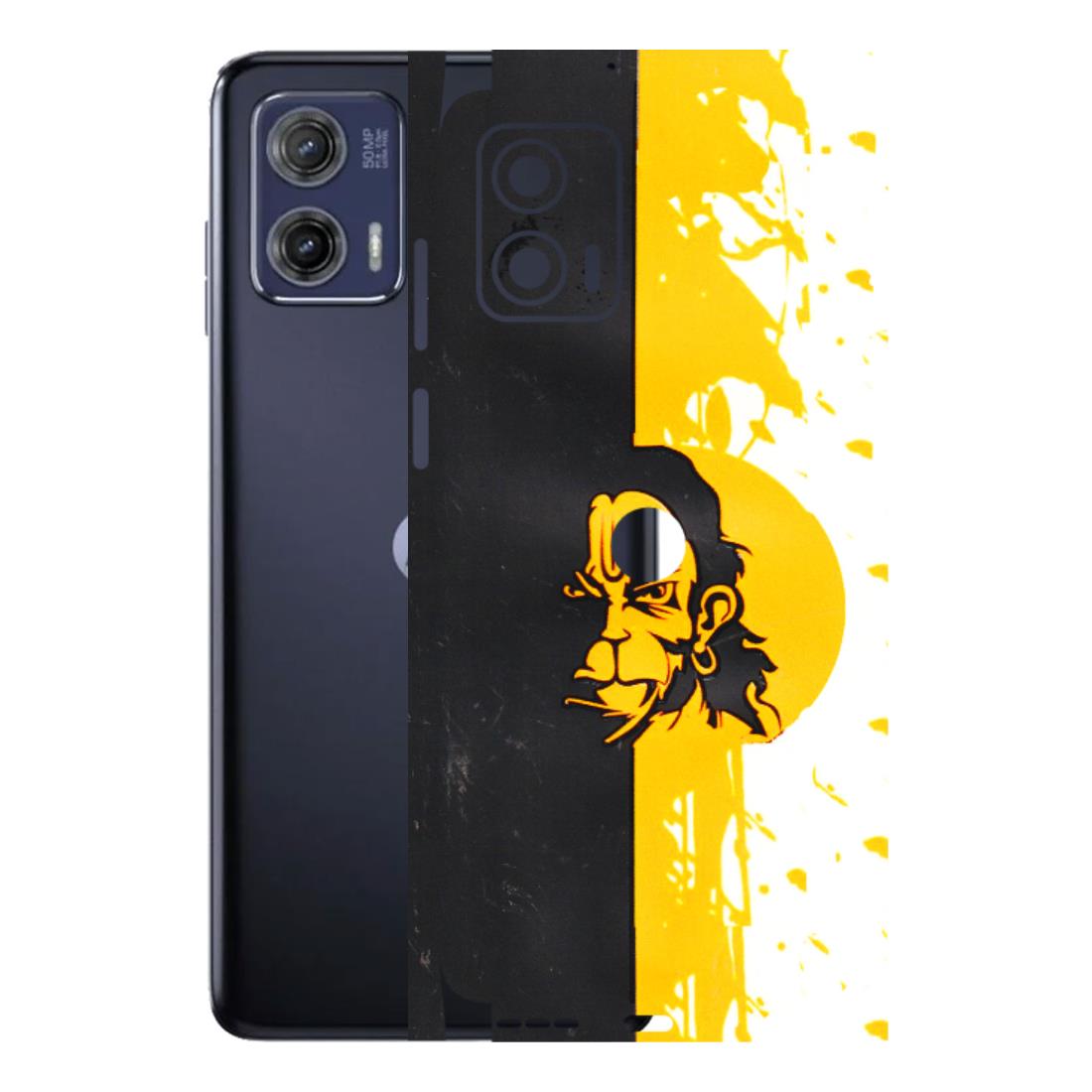 Motorola Phone Skins (All Models) - Bajrangbali - 3D Embossed Finish (L-151) Motorola Moto G73 (5G)