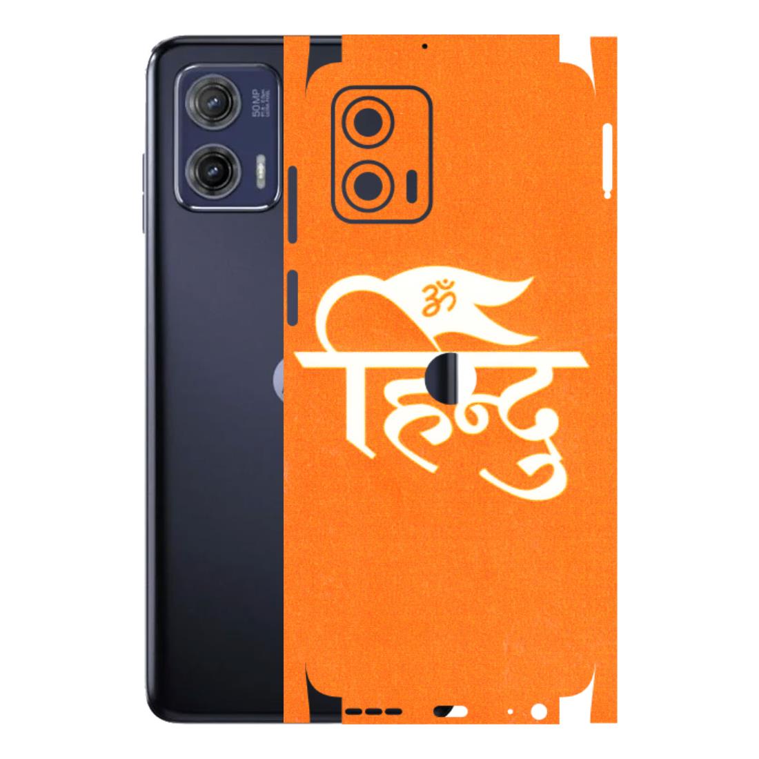 Motorola Phone Skins (All Models) - Hindu Kesari - 3D Embossed Finish (L-154) Motorola Moto G73 (5G)