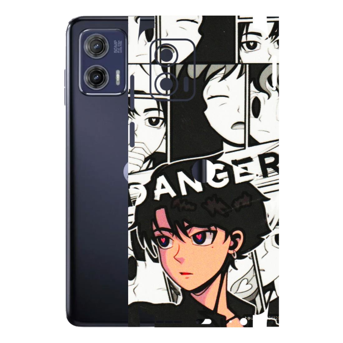 Motorola Phone Skins (All Models) - Danger Anime - 3D Embossed Finish (L-155) Motorola Moto G73 (5G)