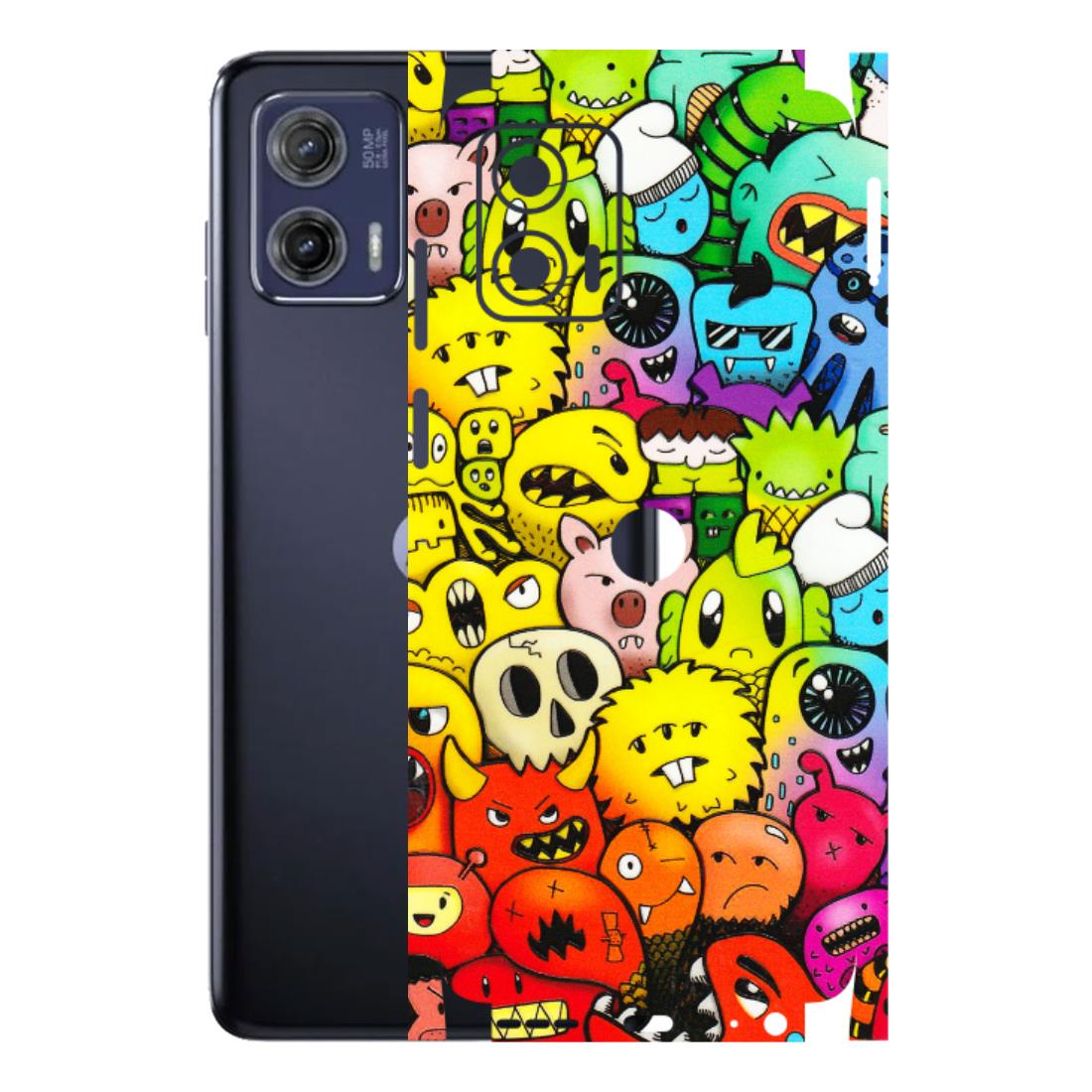 Motorola Phone Skins (All Models) - Angry Funkies - 3D Embossed Finish (L-169) Motorola Moto G73 (5G)