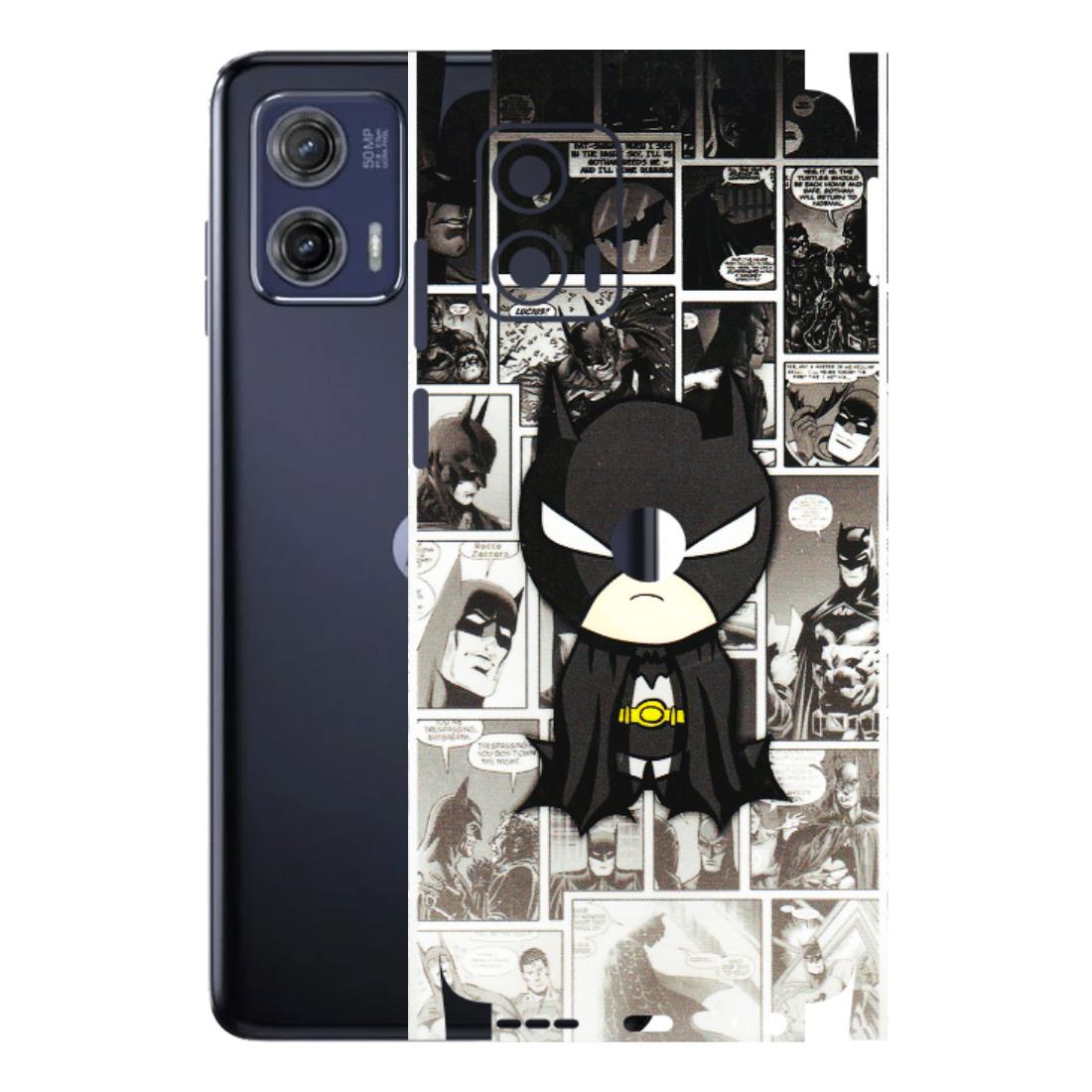 Motorola Phone Skins (All Models) - Toon Batman - 3D Embossed Finish (L-182) Motorola Moto G73 (5G)