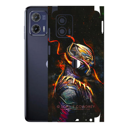 Motorola Phone Skins (All Models) - Black Panther - 3D Embossed Finish (L-190) Motorola Moto G73 (5G)