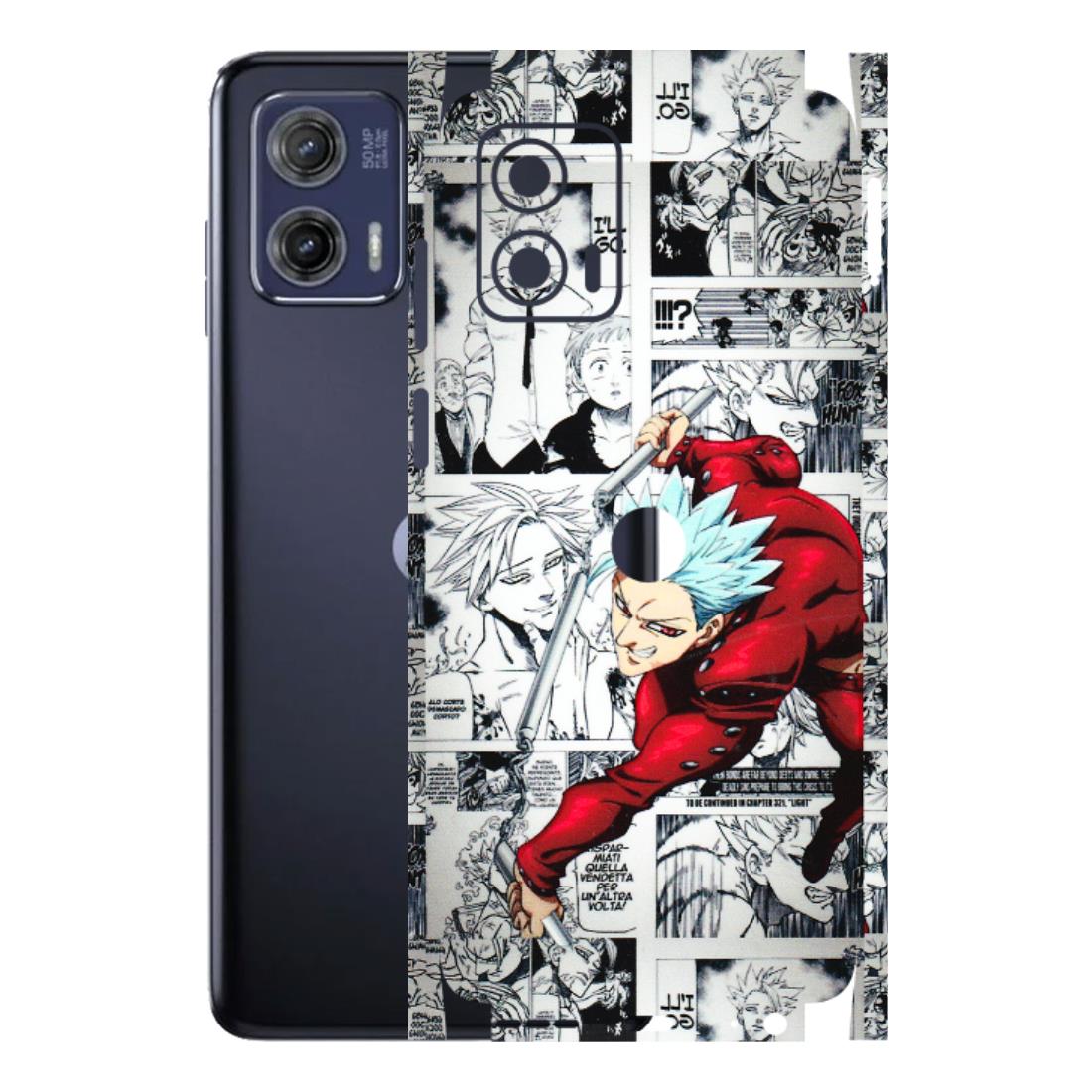 Motorola Phone Skins (All Models) - Anime Comic - 3D Embossed Finish (L-192) Motorola Moto G73 (5G)