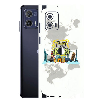 Motorola Phone Skins (All Models) - Travel Therapy - 3D Embossed Finish (L-199) Motorola Moto G73 (5G)