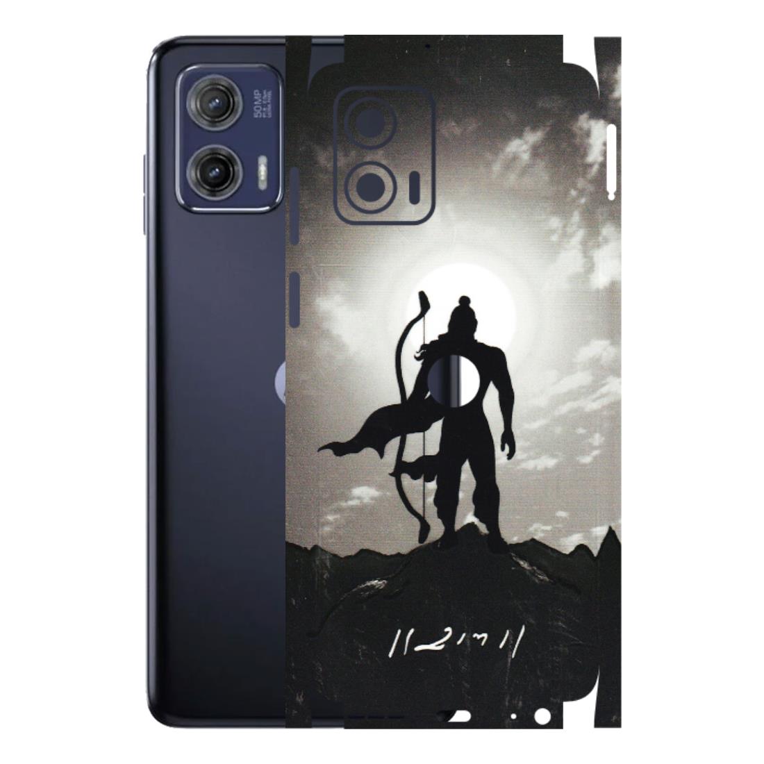 Motorola Phone Skins (All Models) - Jai Siya Ram - 3D Embossed Finish (L-200) Motorola Moto G73 (5G)