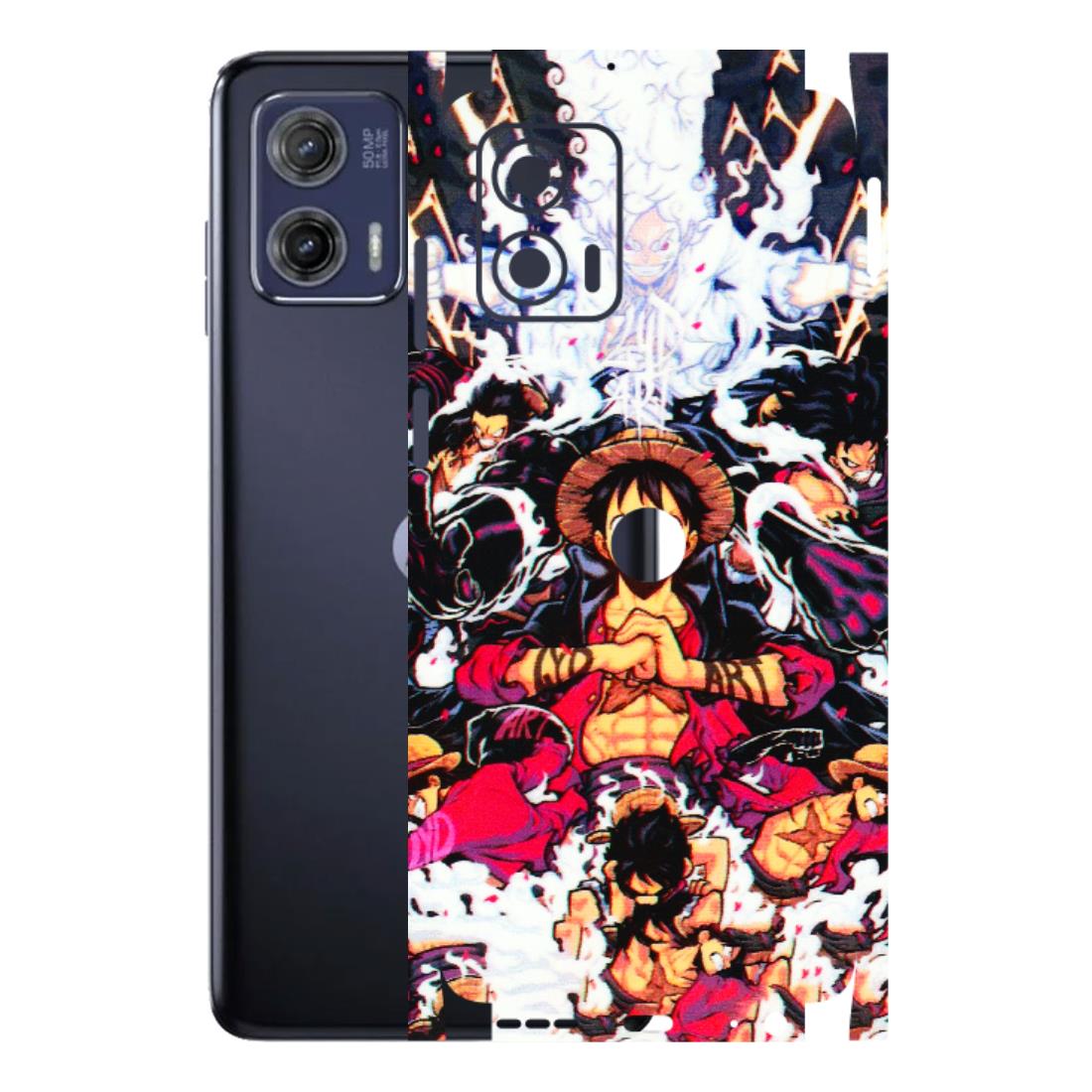 Motorola Phone Skins (All Models) - Luffy Anime Character - 3D Embossed Finish (L-203) Motorola Moto G73 (5G)
