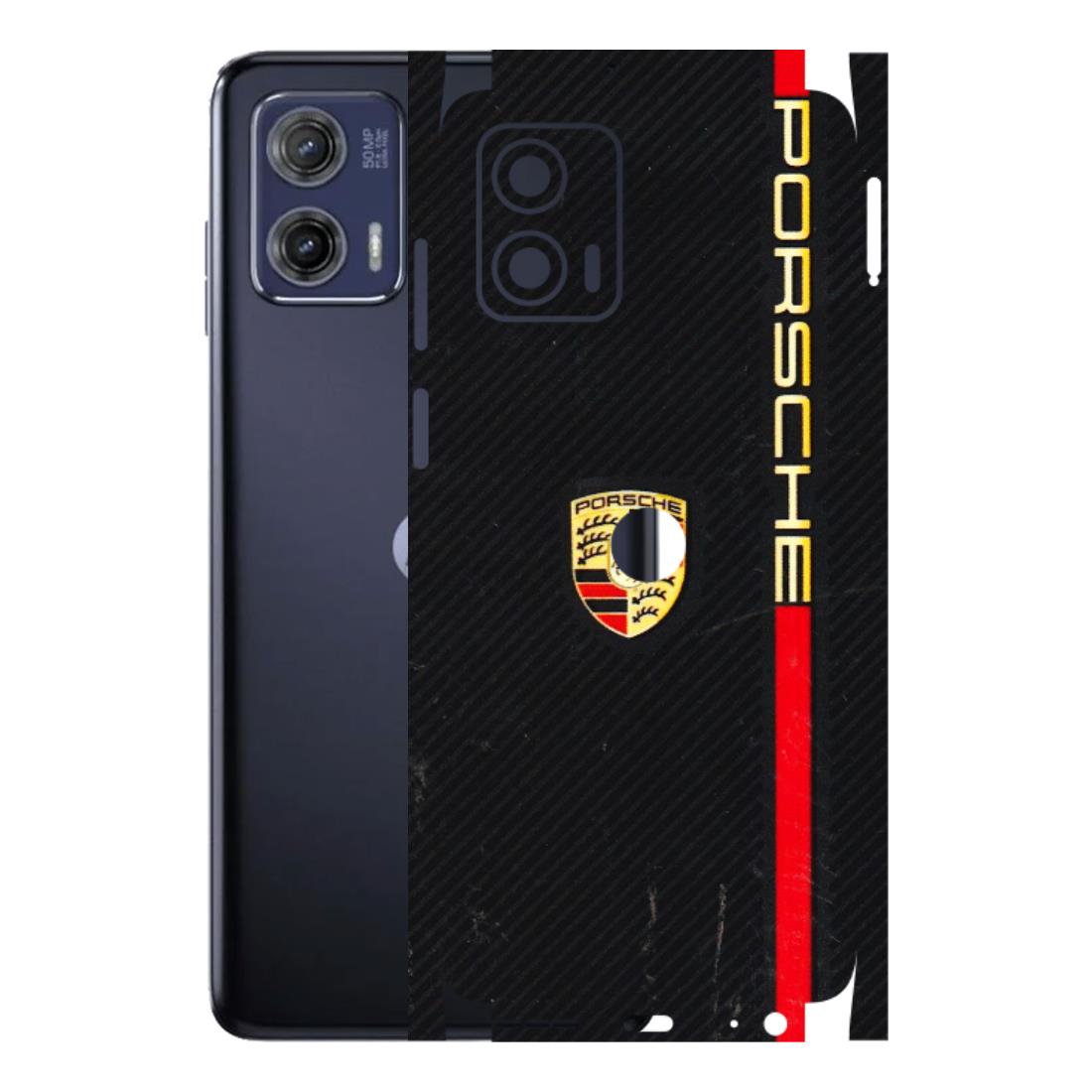 Motorola Phone Skins (All Models) - Premium Porsche - 3D Embossed Finish (L-225) Motorola Moto G73 (5G)