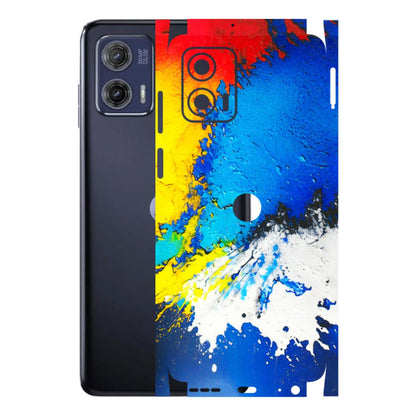Motorola Phone Skins (All Models) - Acrylic Paint Spill - 3D Embossed Finish (L-229) Motorola Moto G73 (5G)
