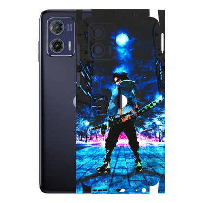 Motorola Phone Skins (All Models) - Demon Slayer Sword - 3D Embossed Finish (L-247) Motorola Moto G73 (5G)