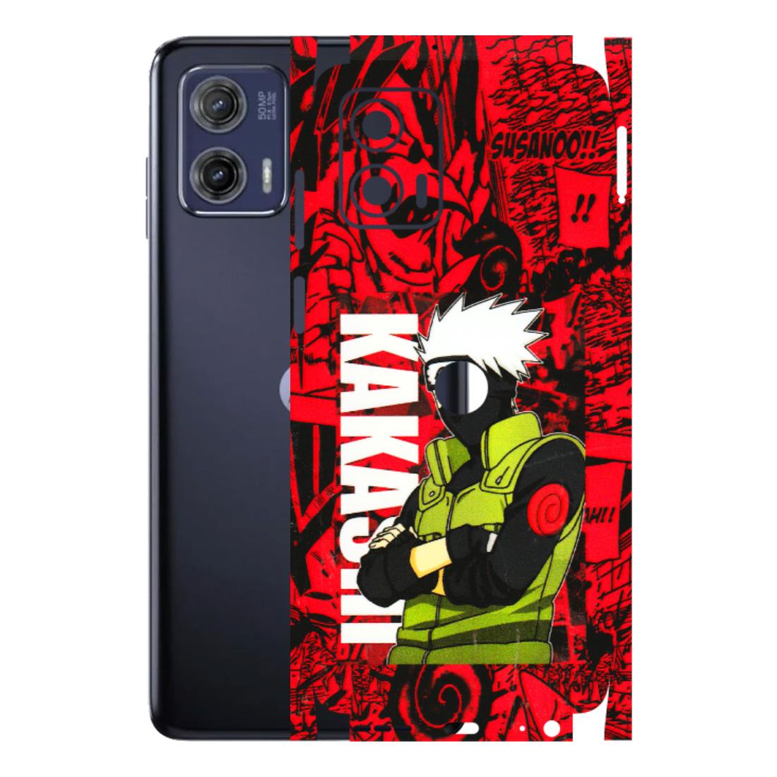 Motorola Phone Skins (All Models) - Kakashi Red Anime - 3D Embossed Finish (L-251) Motorola Moto G73 (5G)