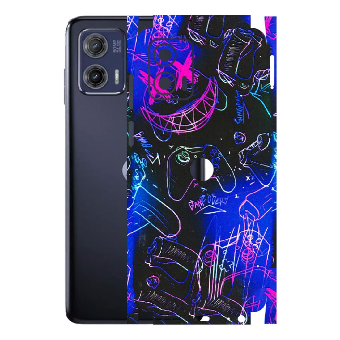 Motorola Phone Skins (All Models) - Gamers Paradise - 3D Embossed Finish (L-258) Motorola Moto G73 (5G)