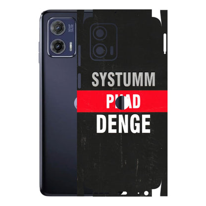Motorola Phone Skins (All Models) - Systumm Phad Denge - 3D Embossed Finish (L-278) Motorola Moto G73 (5G)