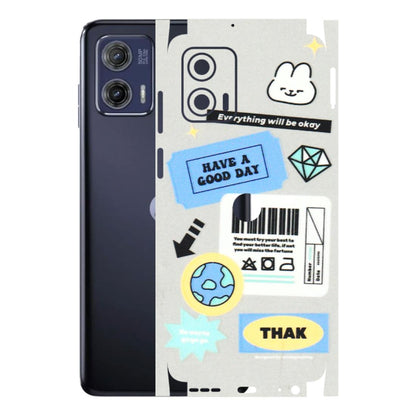 Motorola Phone Skins (All Models) - Will Be Okay Design - 3D Embossed Finish (L-316) Motorola Moto G73 (5G)