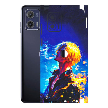 Motorola Phone Skins (All Models) - Sanji Vinsmoke One Piece - 3D Embossed Finish (L-319) Motorola Moto G73 (5G)