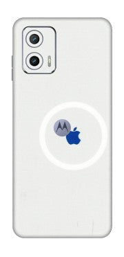Motorola Phone Skins (All Models) - iPhone Magsafe Logo - 3D Embossed Finish (L-320) Motorola Moto G73 (5G)
