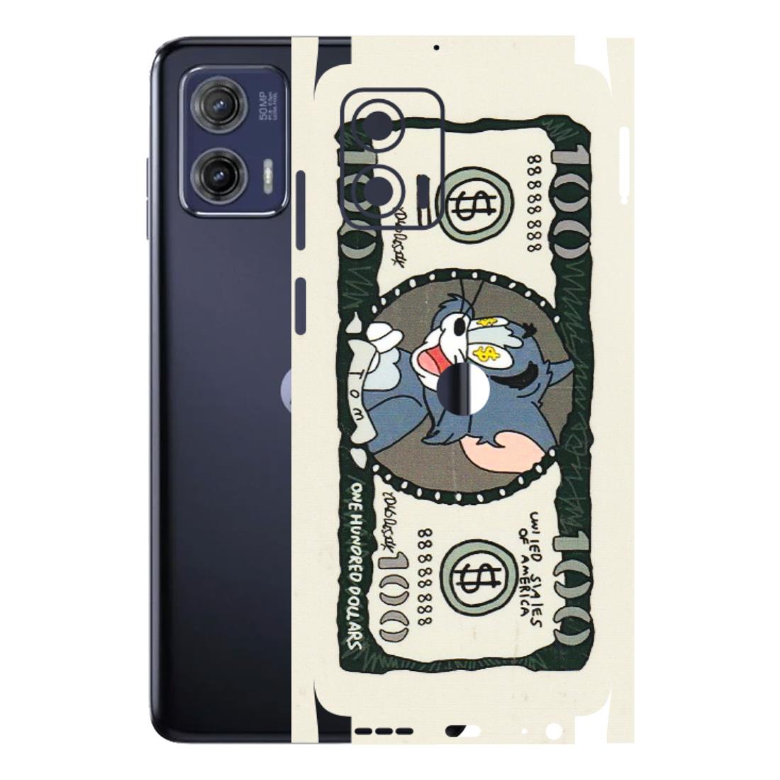 Motorola Phone Skins (All Models) - Tom Hundred Dollar - 3D Embossed Finish (L-324) Motorola Moto G73 (5G)