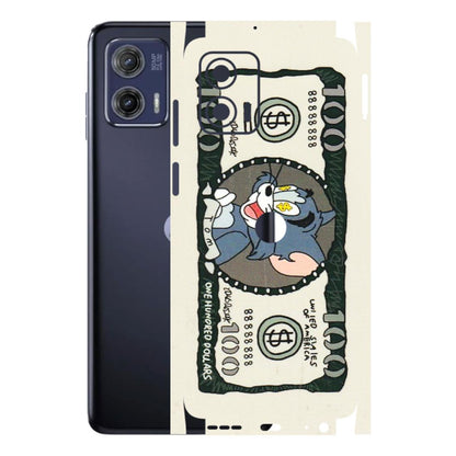 Motorola Phone Skins (All Models) - Tom Hundred Dollar - 3D Embossed Finish (L-324) Motorola Moto G73 (5G)