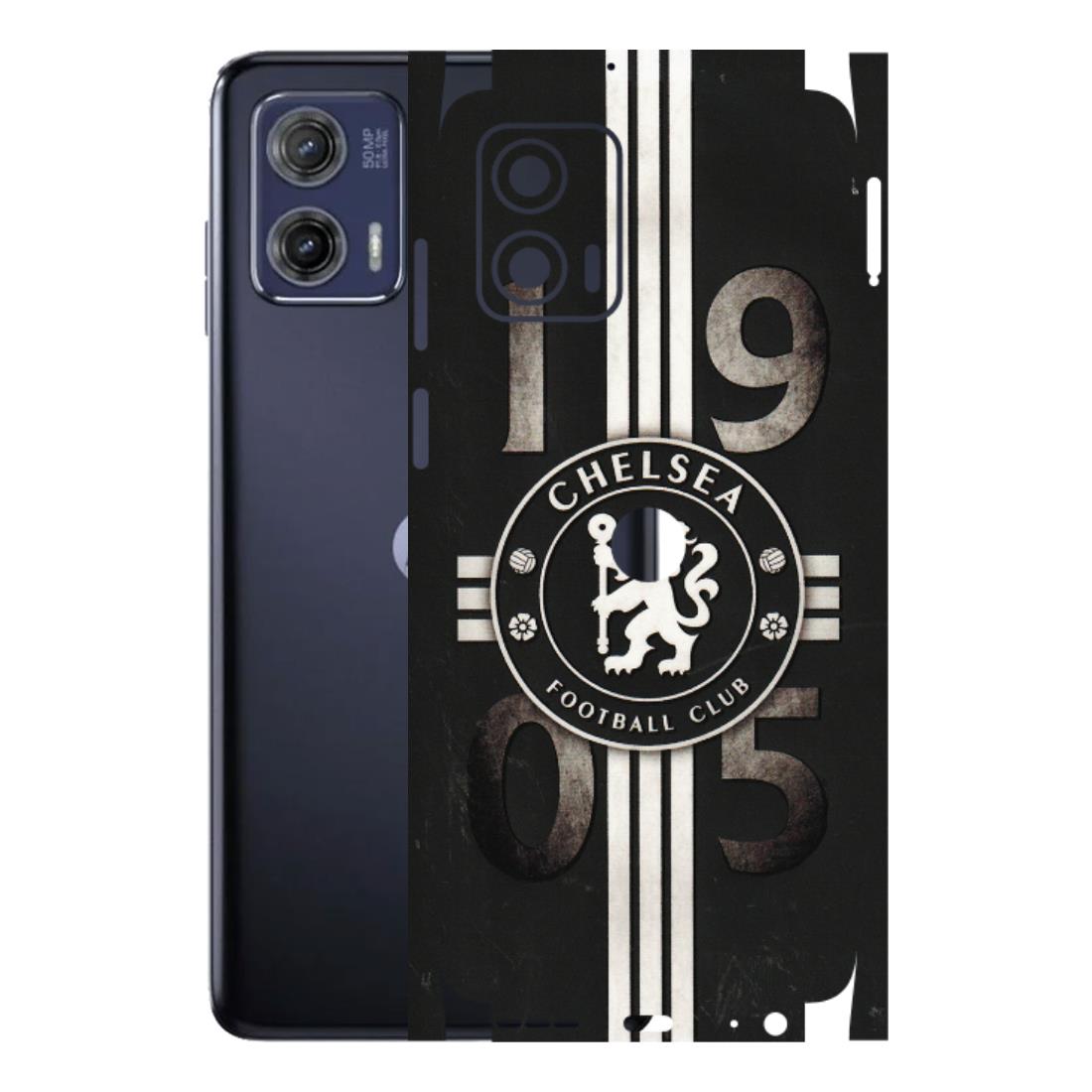 Motorola Phone Skins (All Models) - Chelsea Fan Club - 3D Embossed Finish (L-36) Motorola Moto G73 (5G)