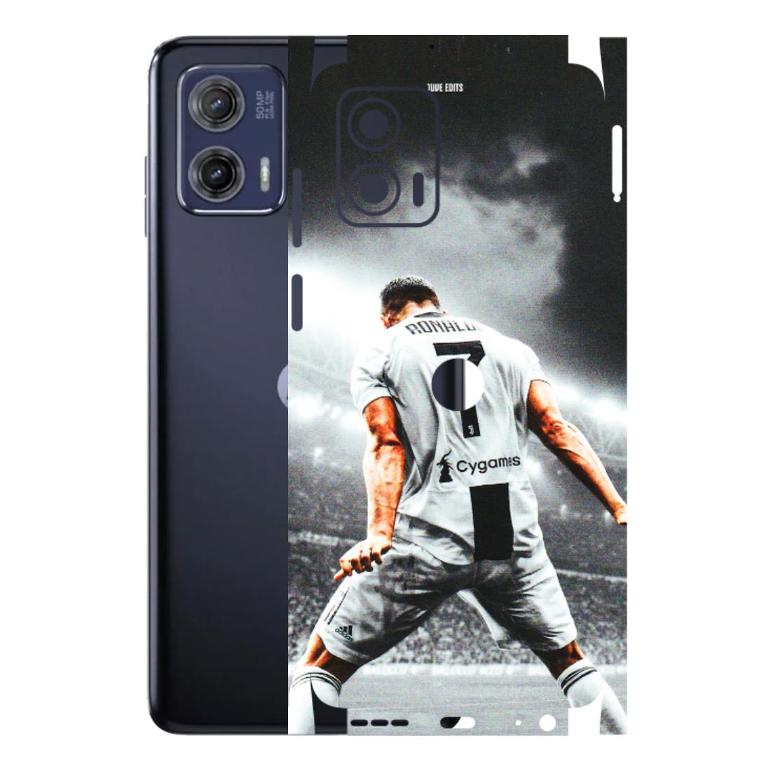 Motorola Phone Skins (All Models) - Ronaldo CR7 Crazy - 3D Embossed Finish (L-44) Motorola Moto G73 (5G)