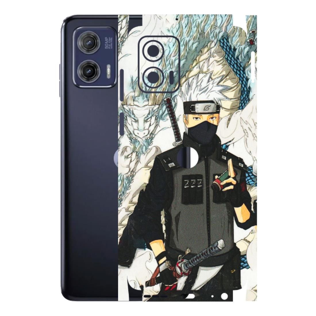 Motorola Phone Skins (All Models) - Kakashi Hatake Naruto Anime - 3D Embossed Finish (L-46) Motorola Moto G73 (5G)