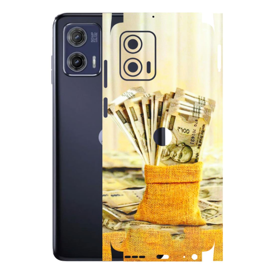 Motorola Phone Skins (All Models) - Show Me The Money - 3D Embossed Finish (L-52) Motorola Moto G73 (5G)