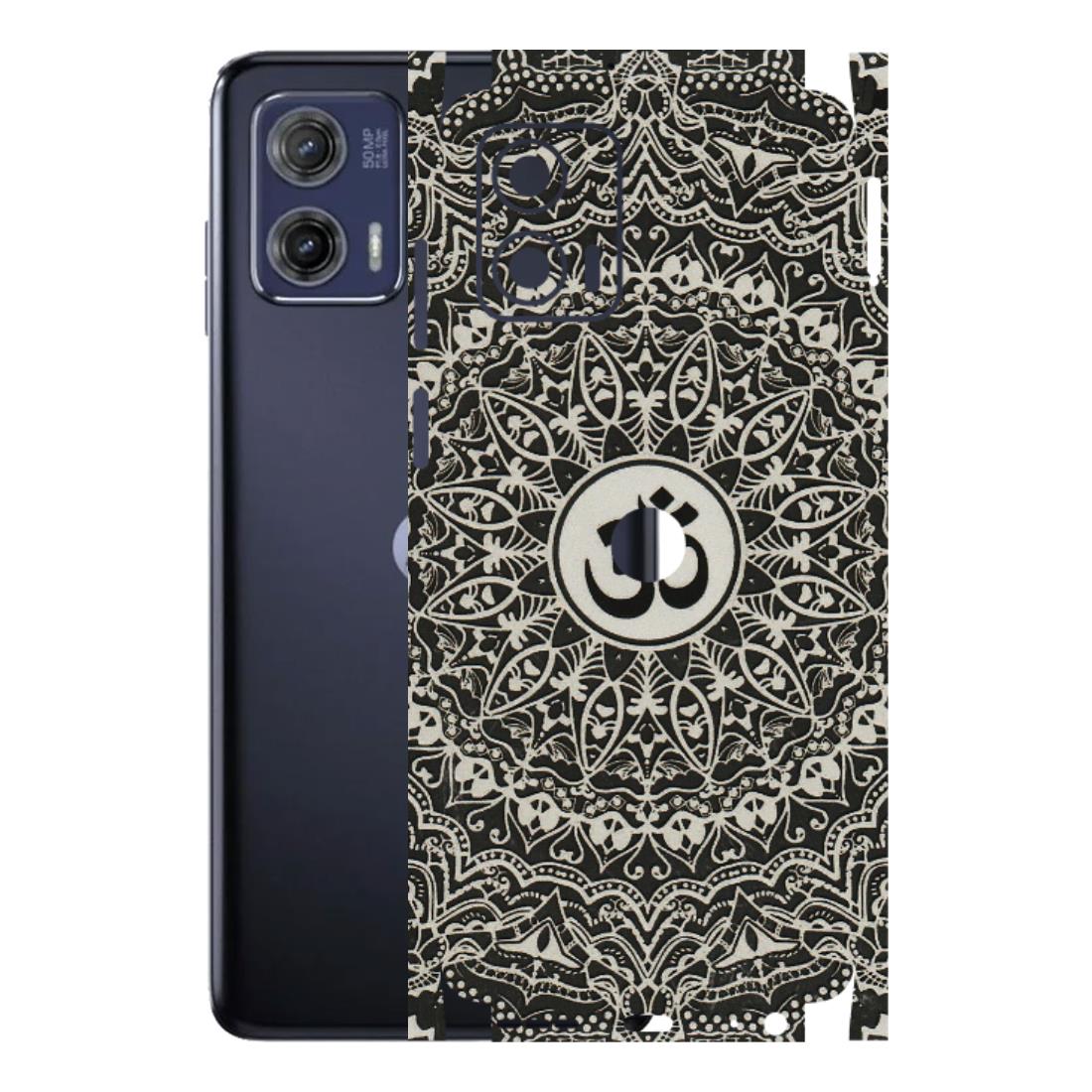 Motorola Phone Skins (All Models) - Aum Elegant Mandala - 3D Embossed Finish (L-62) Motorola Moto G73 (5G)