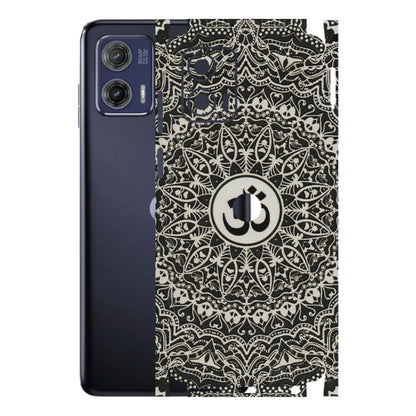 Motorola Phone Skins (All Models) - Aum Elegant Mandala - 3D Embossed Finish (L-62) Motorola Moto G73 (5G)