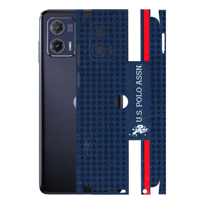 Motorola Phone Skins (All Models) - US POLO Designer Brand - 3D Embossed Finish (L-65) Motorola Moto G73 (5G)