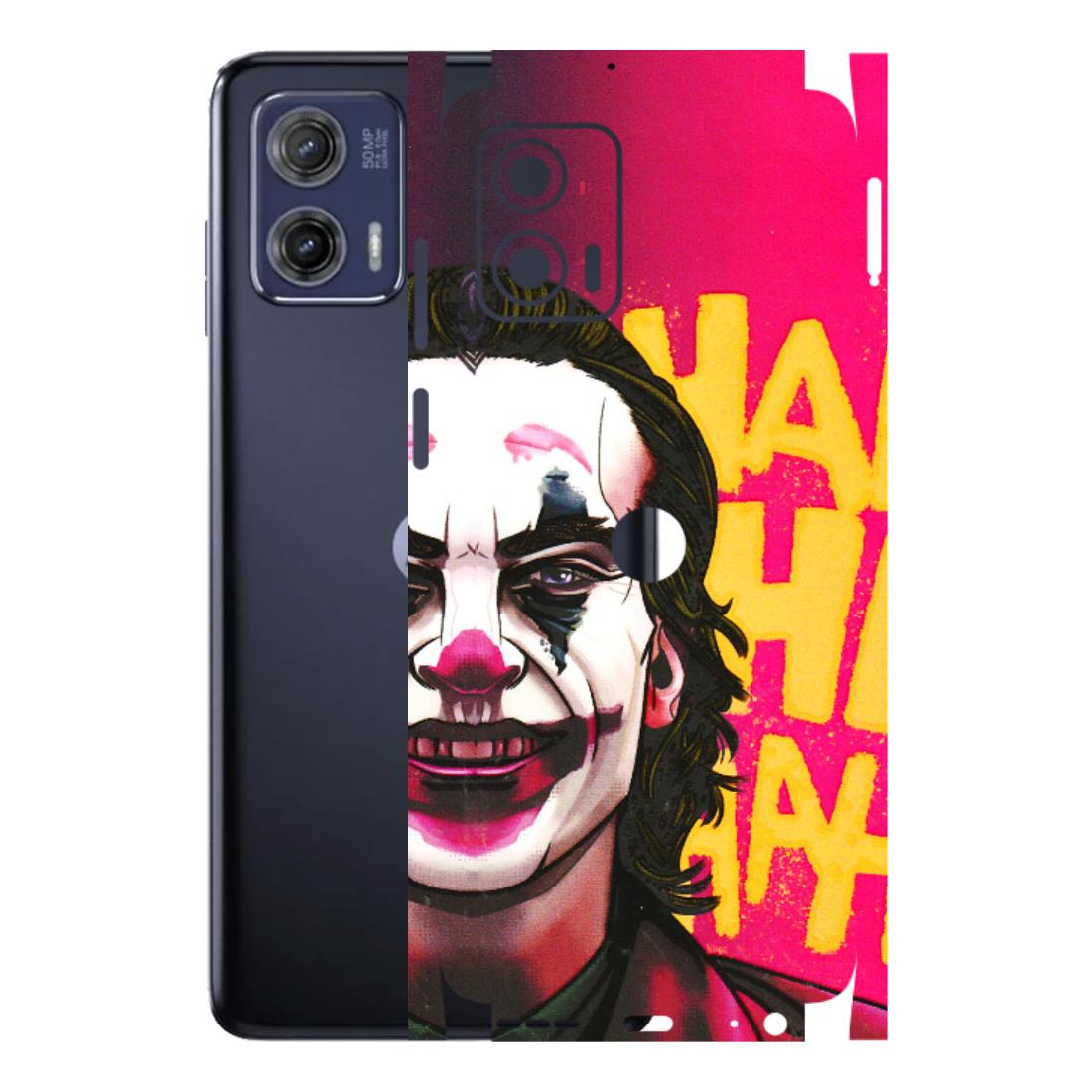 Motorola Phone Skins (All Models) - Joker Evil Laugh - 3D Embossed Finish (L-97) Motorola Moto G73 (5G)