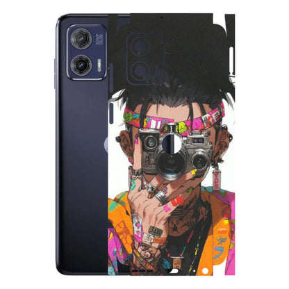 Motorola Phone Skins (All Models) - Camera Lover Girl - Matte Finish (M-09) Motorola Moto G73 (5G)