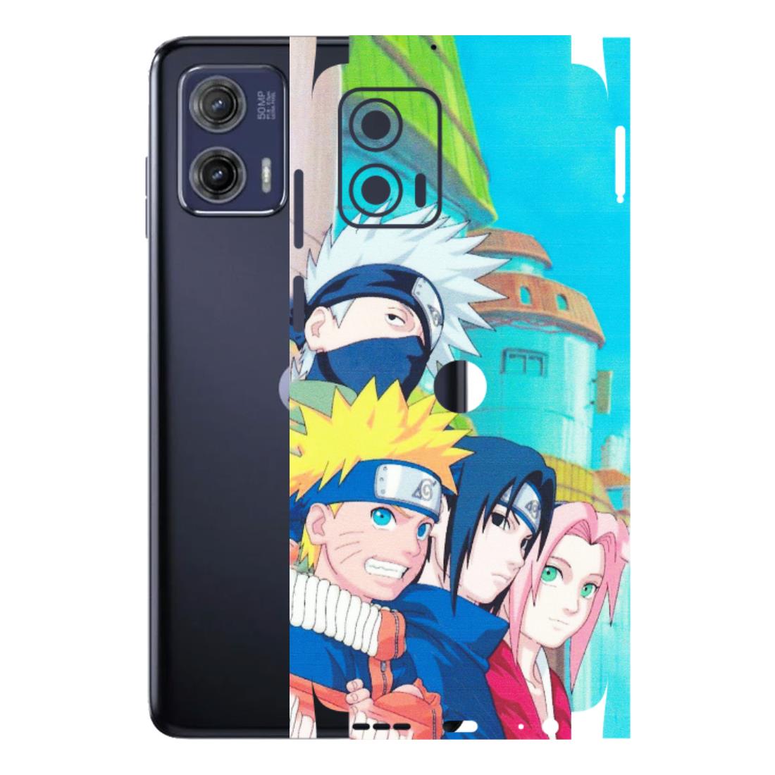 Motorola Phone Skins (All Models) - Team Minato And Kakashi - Matte Finish (M-101) Motorola Moto G73 (5G)