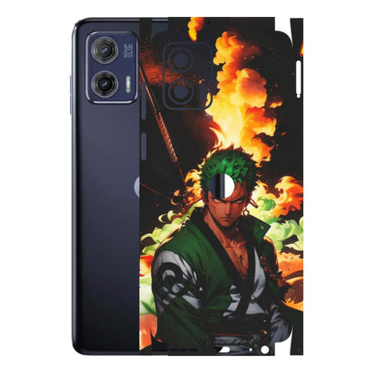 Motorola Phone Skins (All Models) - Roronoa Zoro - Matte Finish (M-102) Motorola Moto G73 (5G)