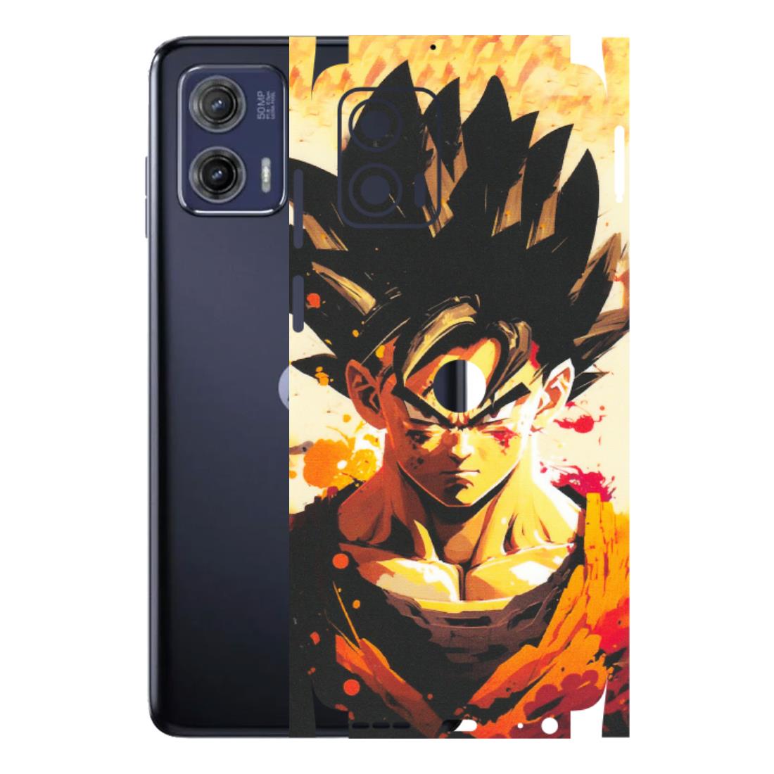 Motorola Phone Skins (All Models) - Angry Goku - Matte Finish (M-12) Motorola Moto G73 (5G)
