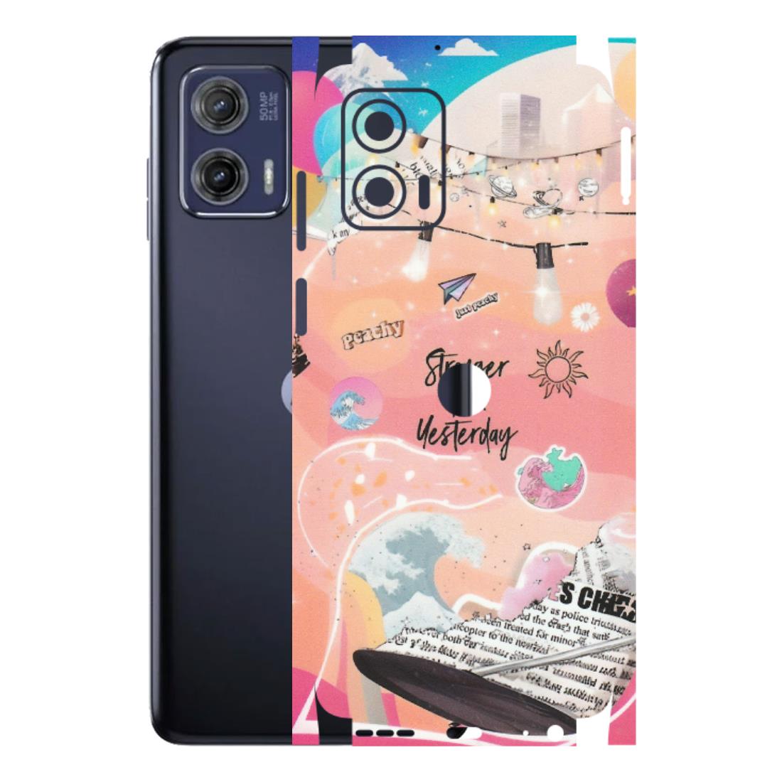 Motorola Phone Skins (All Models) - Stronger Then Yesterday - Matte Finish (M-128) Motorola Moto G73 (5G)