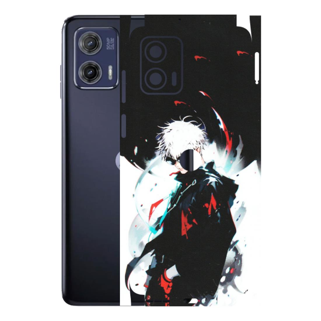 Motorola Phone Skins (All Models) - Gojo Powerful Charater Kaisen Anime - Matte Finish (M-144) Motorola Moto G73 (5G)