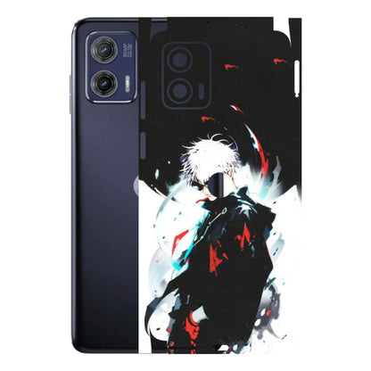 Motorola Phone Skins (All Models) - Gojo Powerful Charater Kaisen Anime - Matte Finish (M-144) Motorola Moto G73 (5G)