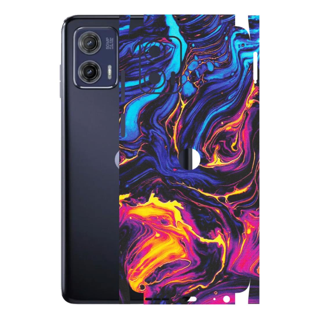 Motorola Phone Skins (All Models) - Abstract Paint Classy - Matte Finish (M-15) Motorola Moto G73 (5G)