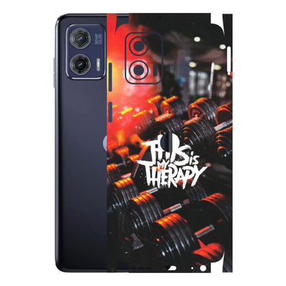 Motorola Phone Skins (All Models) - GYM Lover Therapy - Matte Finish (M-160) Motorola Moto G73 (5G)